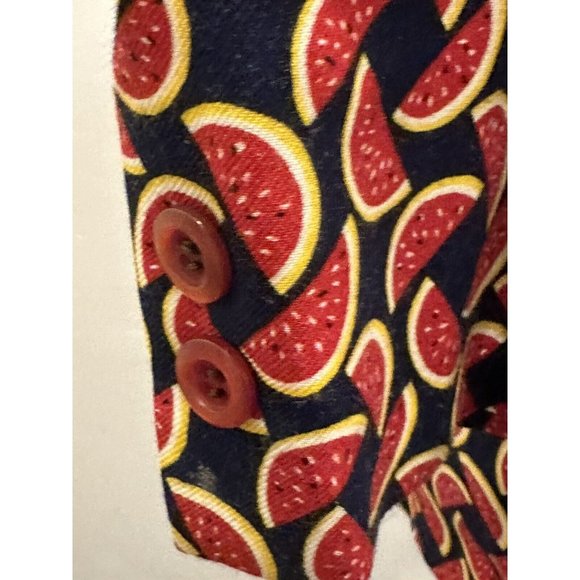 VTG Watermelon Motif Jacket Blazer Robert Drake Ft Lauderdale FL Union Made‎ USA - Picture 3 of 16